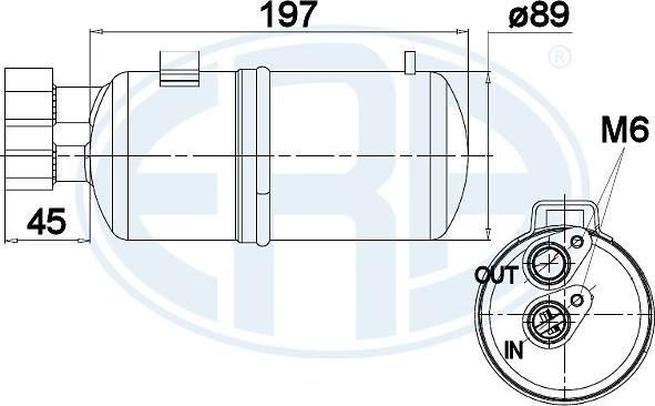 ERA 668006 - Dryer, air conditioning parts5.com