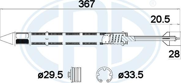 ERA 668013 - Осушитель, кондиционер parts5.com