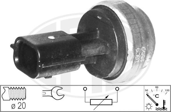 ERA 330558 - Датчик, температура охлаждающей жидкости parts5.com