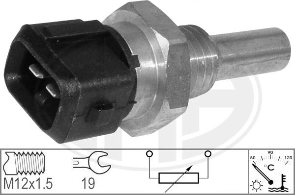 ERA 330583 - Датчик, температура охлаждающей жидкости parts5.com