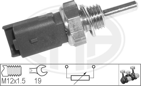 ERA 330142 - Датчик, температура охлаждающей жидкости parts5.com