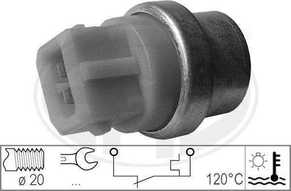 ERA 330161 - Датчик, температура охлаждающей жидкости parts5.com