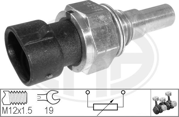 ERA 330107 - Датчик, температура охлаждающей жидкости parts5.com