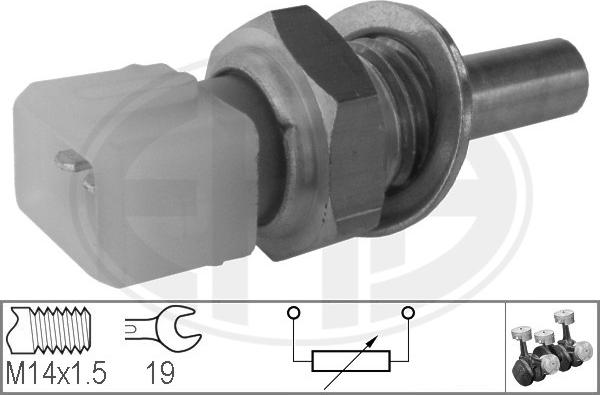 ERA 330115 - Датчик, температура охлаждающей жидкости parts5.com