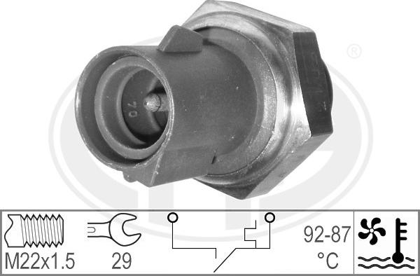 ERA 330182 - Термовыключатель, вентилятор радиатора / кондиционера parts5.com