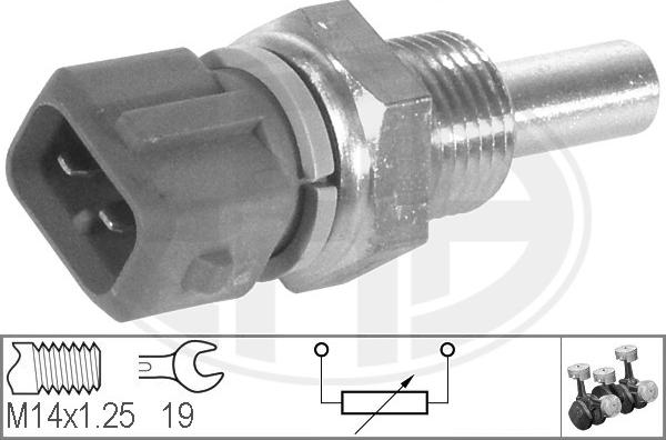 ERA 330134 - Датчик, температура охлаждающей жидкости parts5.com