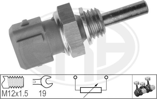 ERA 330135 - Датчик, температура охлаждающей жидкости parts5.com