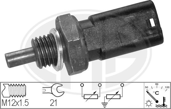 ERA 330138 - Датчик, температура охлаждающей жидкости parts5.com