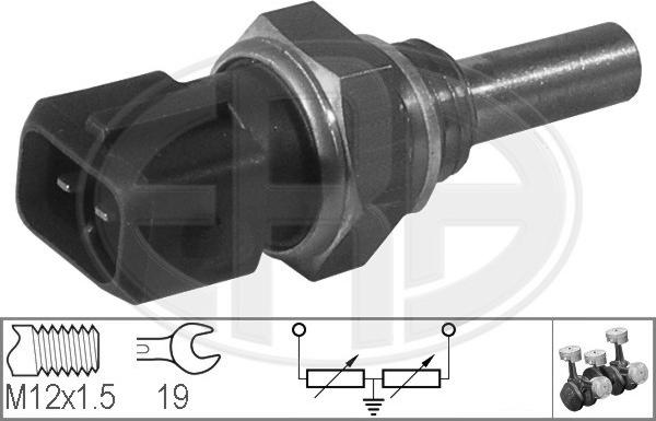 ERA 330133 - Датчик, температура охлаждающей жидкости parts5.com