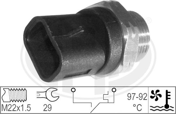 ERA 330179 - Термовыключатель, вентилятор радиатора / кондиционера parts5.com