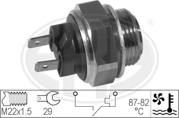 ERA 330170 - Термовыключатель, вентилятор радиатора / кондиционера parts5.com