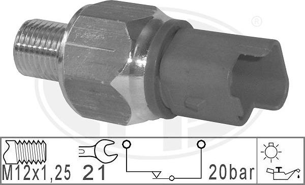 ERA 330801 - Датчик, давление масла parts5.com