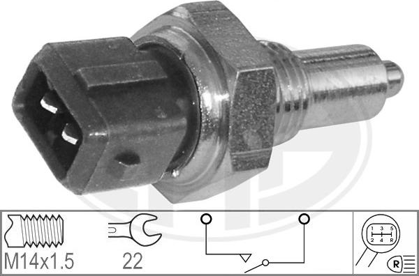 ERA 330249 - Датчик, переключатель, фара заднего хода parts5.com