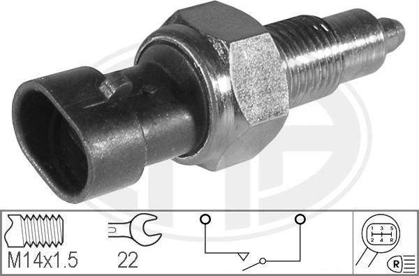 ERA 330243 - Датчик, переключатель, фара заднего хода parts5.com