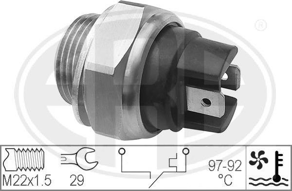 ERA 330269 - Термовыключатель, вентилятор радиатора / кондиционера parts5.com