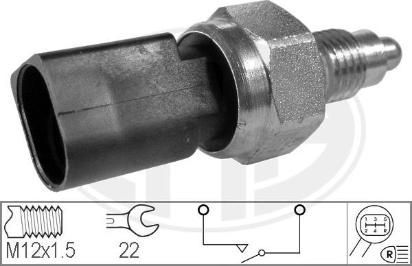 ERA 330264 - Датчик, переключатель, фара заднего хода parts5.com