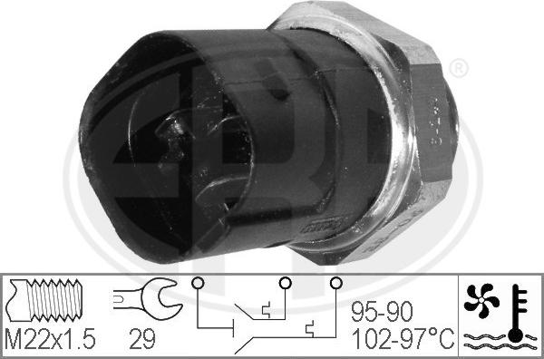 ERA 330280 - Термовыключатель, вентилятор радиатора / кондиционера parts5.com