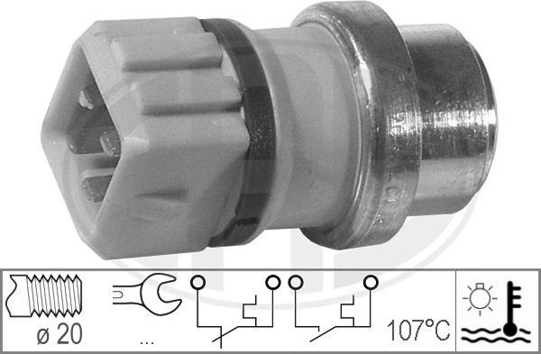 ERA 330288 - Датчик, температура охлаждающей жидкости parts5.com