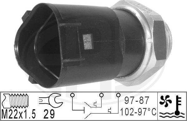 ERA 330230 - Термовыключатель, вентилятор радиатора / кондиционера parts5.com