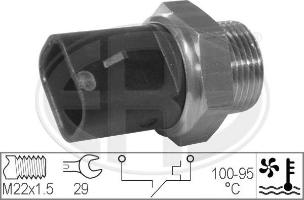 ERA 330277 - Термовыключатель, вентилятор радиатора / кондиционера parts5.com