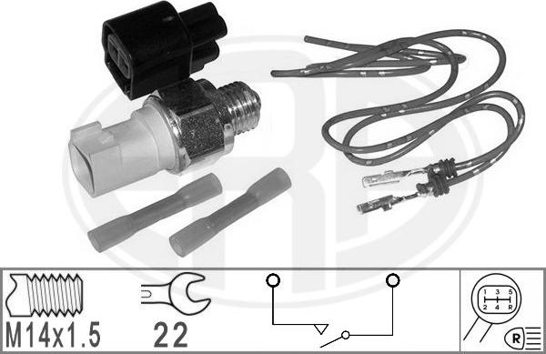 ERA 330775 - Датчик, переключатель, фара заднего хода parts5.com