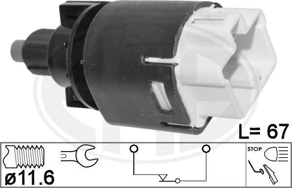 ERA 331009 - Выключатель фонаря сигнала торможения parts5.com