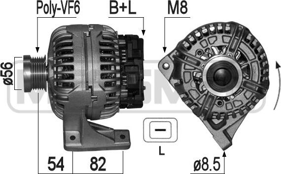 ERA 209055A - Генератор parts5.com