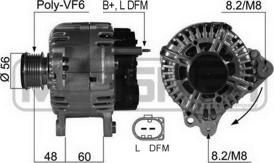 ERA 210469A - Alternador parts5.com