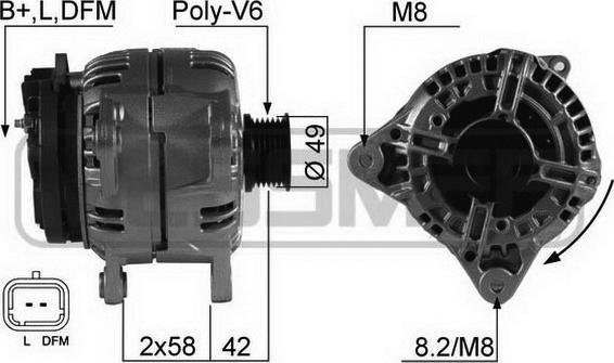 ERA 210567 - Генератор parts5.com