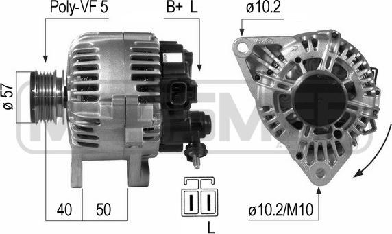 ERA 210650A - Генератор parts5.com