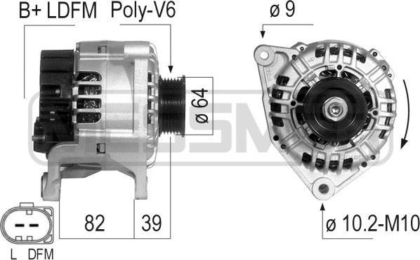 ERA 210200A - Генератор parts5.com