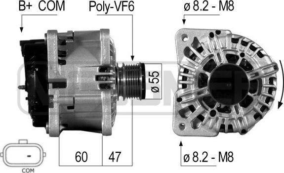 ERA 210705A - Генератор parts5.com