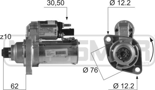 ERA 220448A - Стартер parts5.com