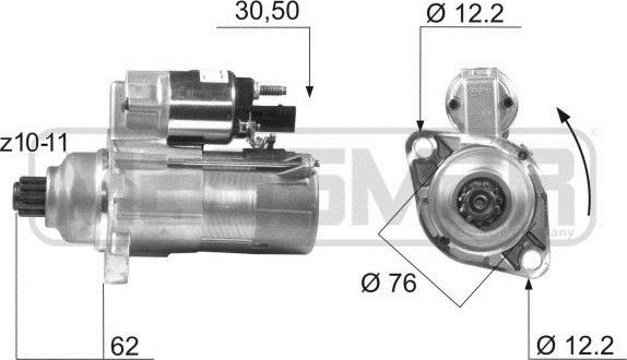 ERA 220450A - Стартер parts5.com