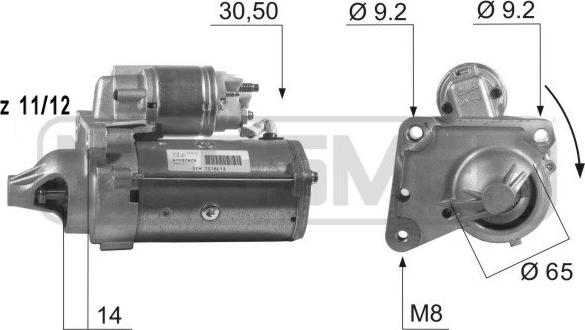 ERA 220429A - Стартер parts5.com