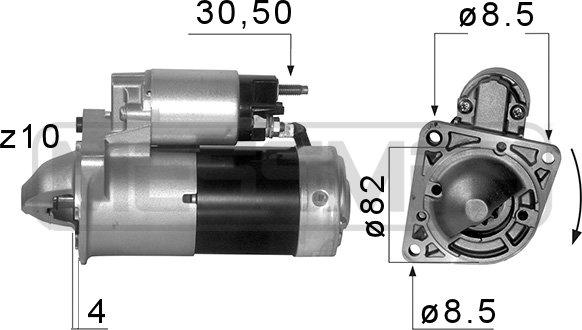 ERA 220580A - Стартер parts5.com