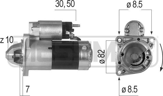 ERA 220643A - Motor de arranque parts5.com