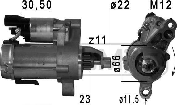 ERA 220666A - Стартер parts5.com