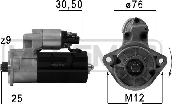 ERA 220684A - Стартер parts5.com