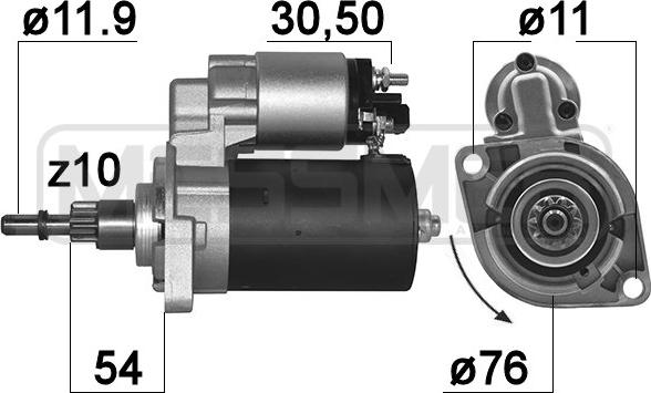 ERA 220030A - Стартер parts5.com