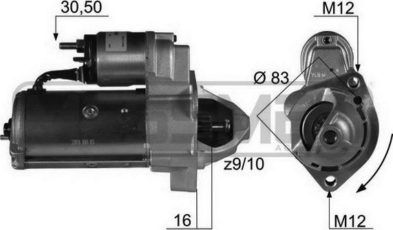 ERA 220037A - Стартер parts5.com