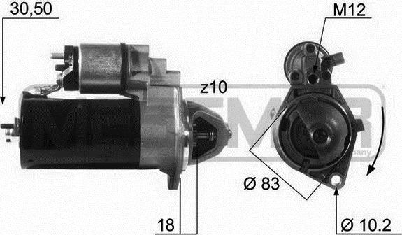 ERA 220132A - Стартер parts5.com