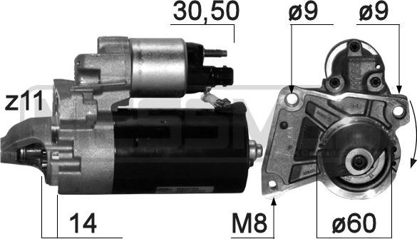 ERA 220873A - Стартер parts5.com