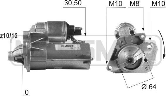 ERA 220396A - Стартер parts5.com