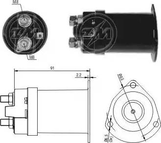 ERA 227466 - Тяговое реле, стартер parts5.com