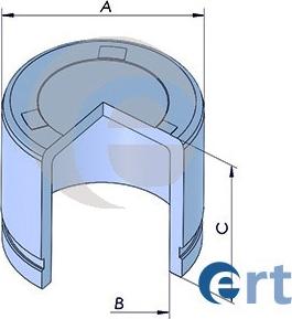 ERT 150901-C - Поршень, корпус скобы тормоза parts5.com