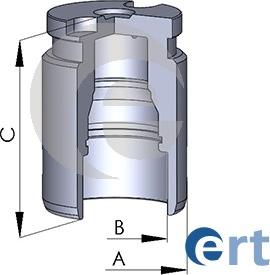 ERT 150400-C - Поршень, корпус скобы тормоза parts5.com