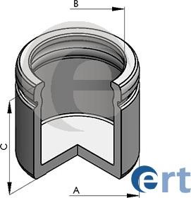 ERT 151214-C - Поршень, корпус скобы тормоза parts5.com