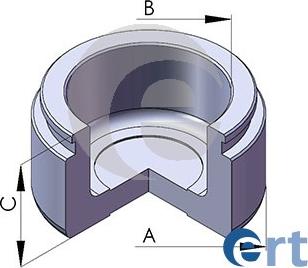 ERT 151468-C - Поршень, корпус скобы тормоза parts5.com