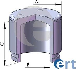 ERT 151236-C - Поршень, корпус скобы тормоза parts5.com